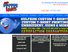 Tablet Screenshot of gulfsidecustomtshirts.com